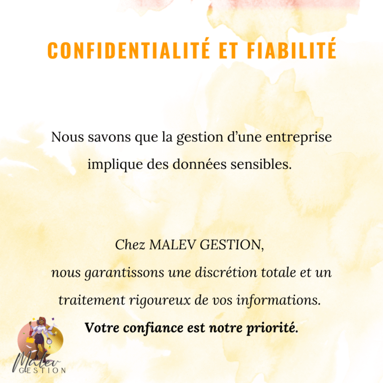 MALEV GESTION - Confidentialité et fiabilité